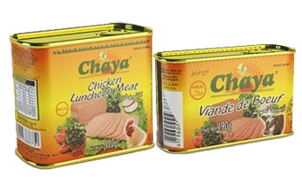 CHAYA BEEF & CHICKEN LUNCHEON MEAT