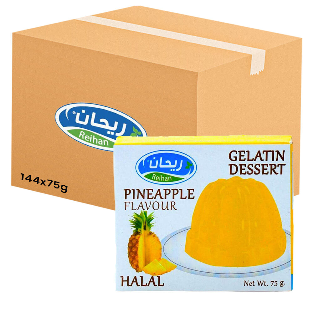 Gelatin Dessert pineapple Flavor Reihan Jelly